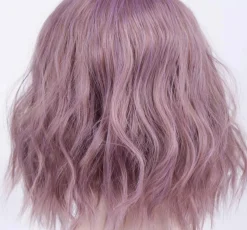 Short Wavy Pastel Wig