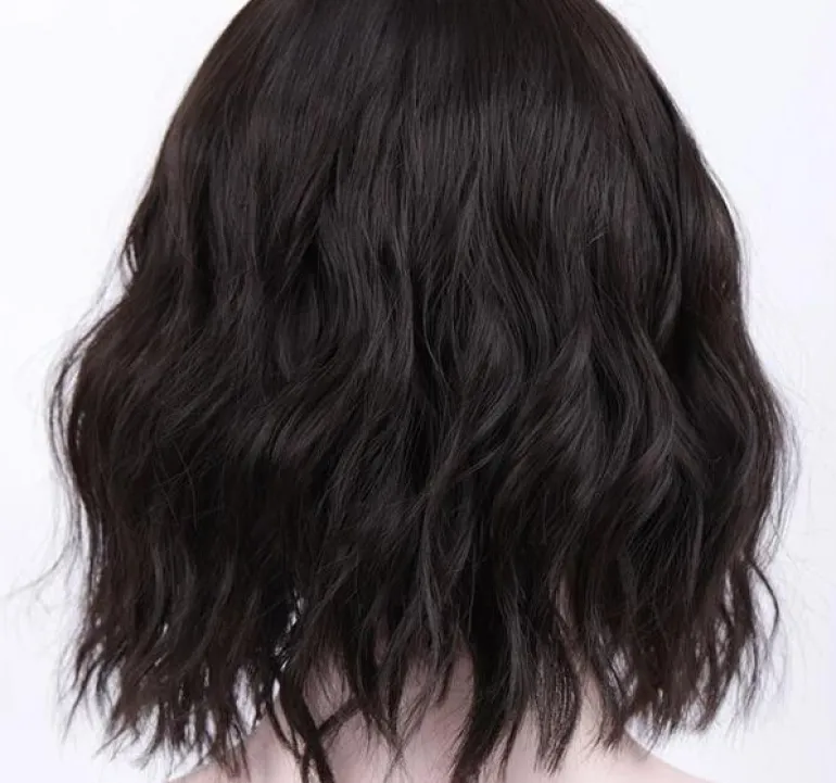 Short Wavy Pastel Wig