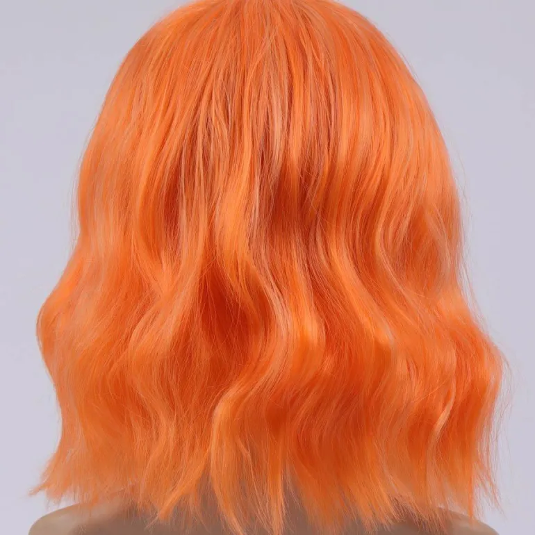 Short Wavy Pastel Wig