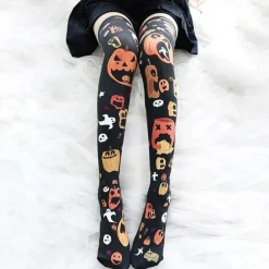 Sickly Pumpkin Stockings