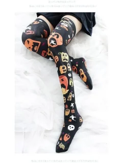 Sickly Pumpkin Stockings