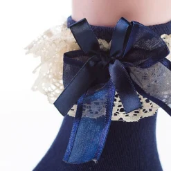 Silk & Ruffle Princess Socks