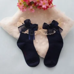 Silk & Ruffle Princess Socks