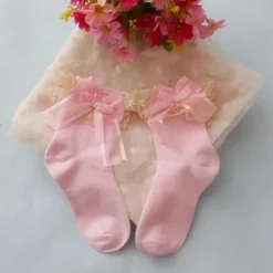 Silk & Ruffle Princess Socks