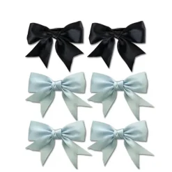 Silk Ribbon Bow Hair Clips