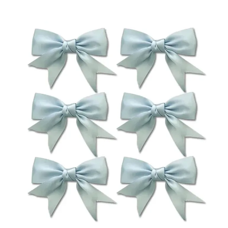 Silk Ribbon Bow Hair Clips