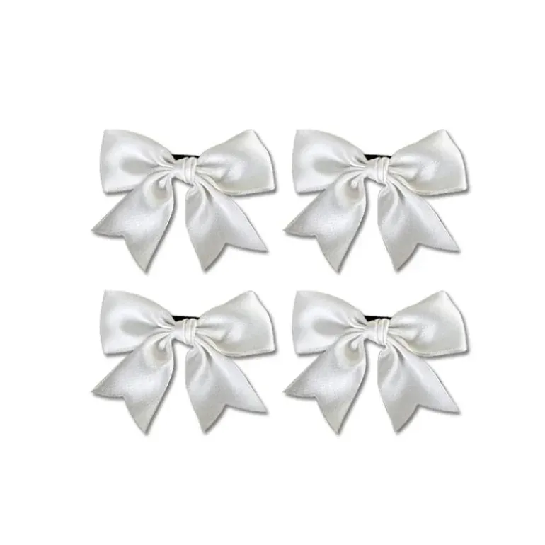 Silk Ribbon Bow Hair Clips