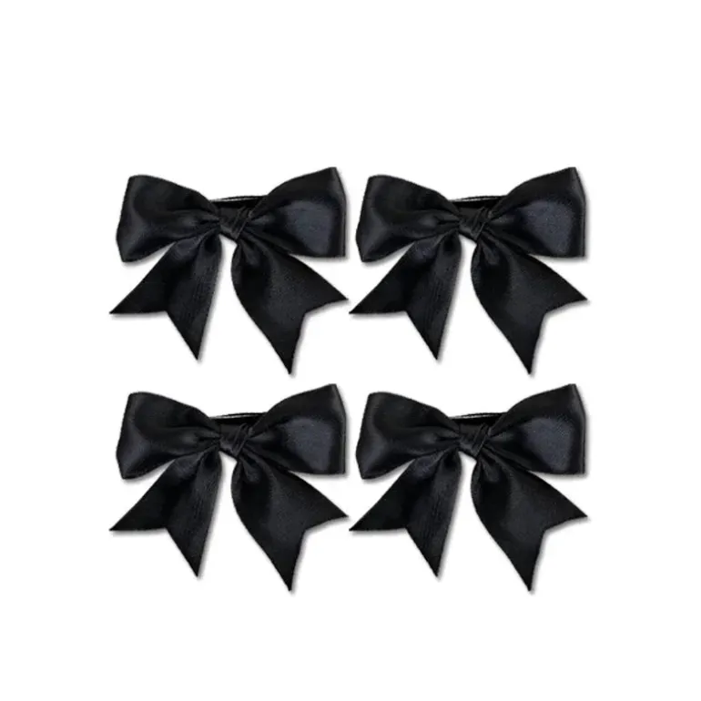 Silk Ribbon Bow Hair Clips