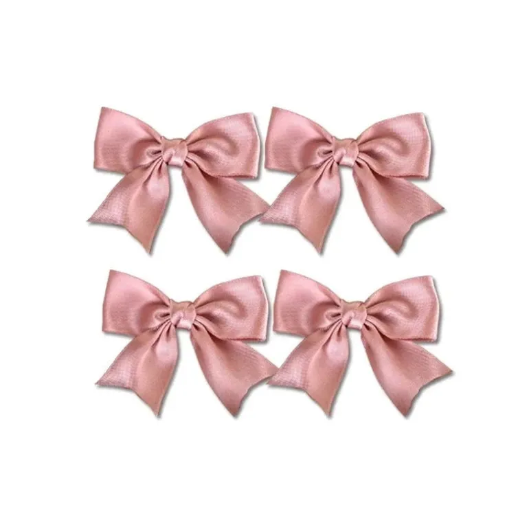 Silk Ribbon Bow Hair Clips