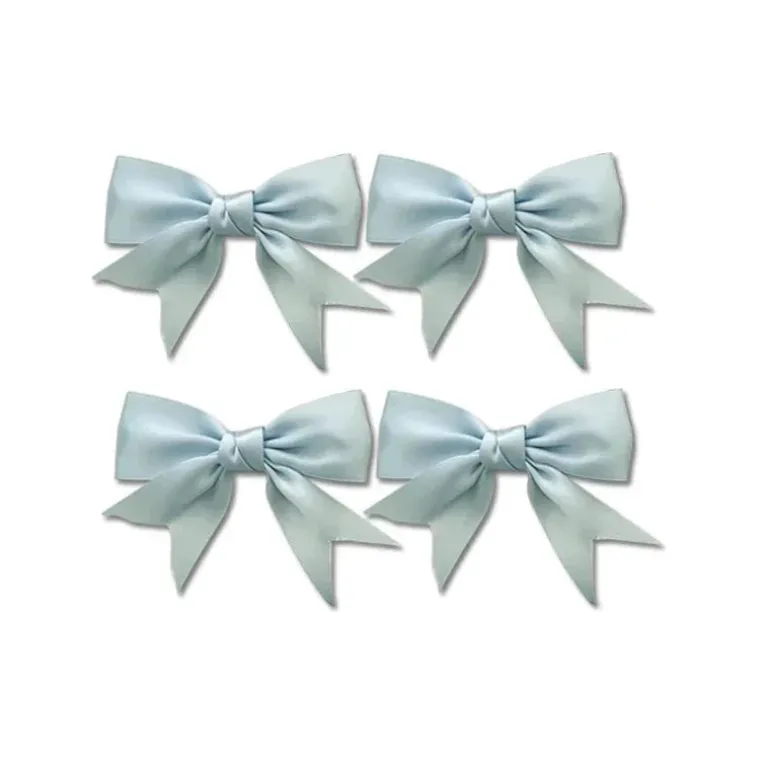 Silk Ribbon Bow Hair Clips