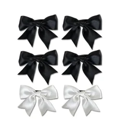 Silk Ribbon Bow Hair Clips