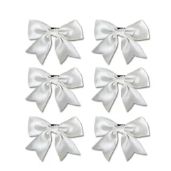 Silk Ribbon Bow Hair Clips