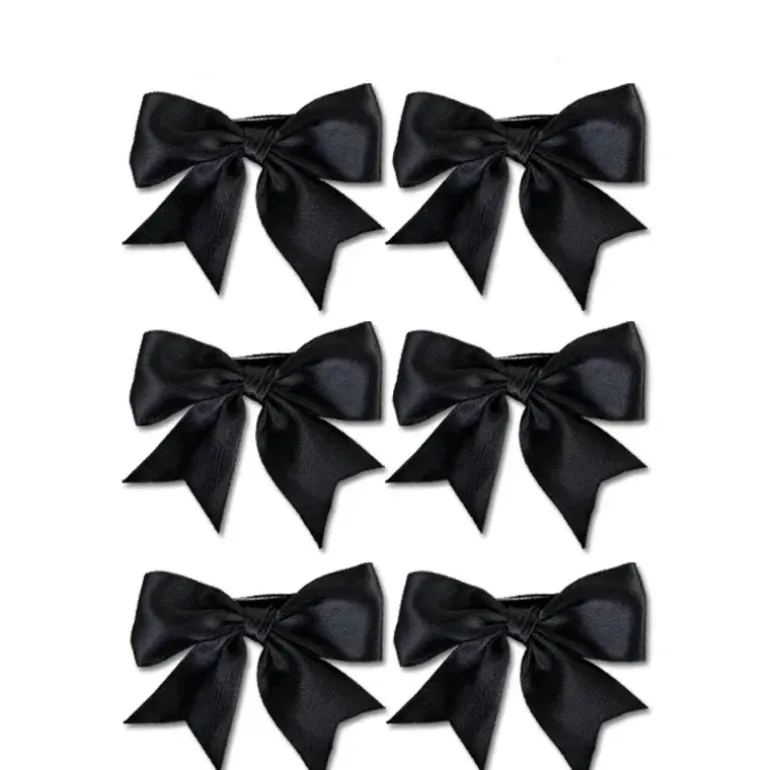 Silk Ribbon Bow Hair Clips
