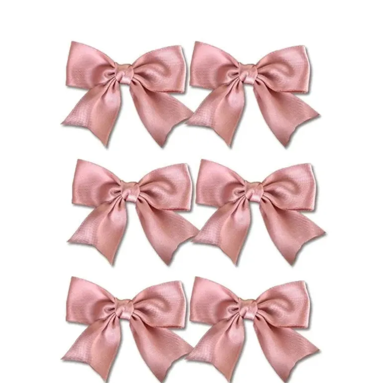 Silk Ribbon Bow Hair Clips
