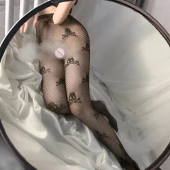 Skull Fishnet Stockings