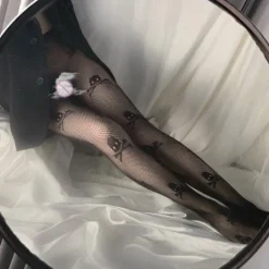 Skull Fishnet Stockings