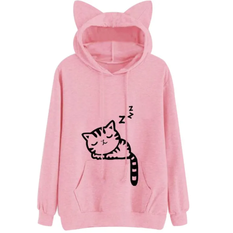 Sleepy Cat Hoodie