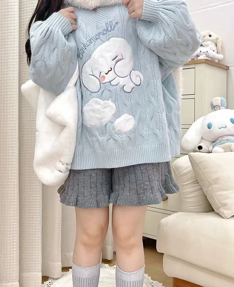 Sleepy Puppy Knit Sweater