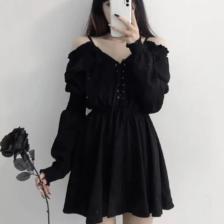 Slouchy Goth Dress