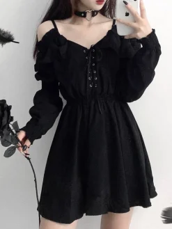 Slouchy Goth Dress