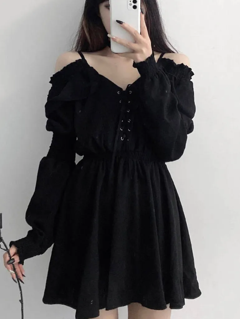 Slouchy Goth Dress