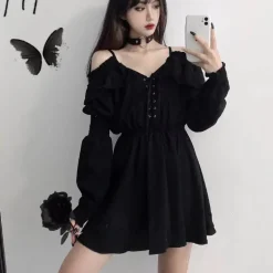 Slouchy Goth Dress
