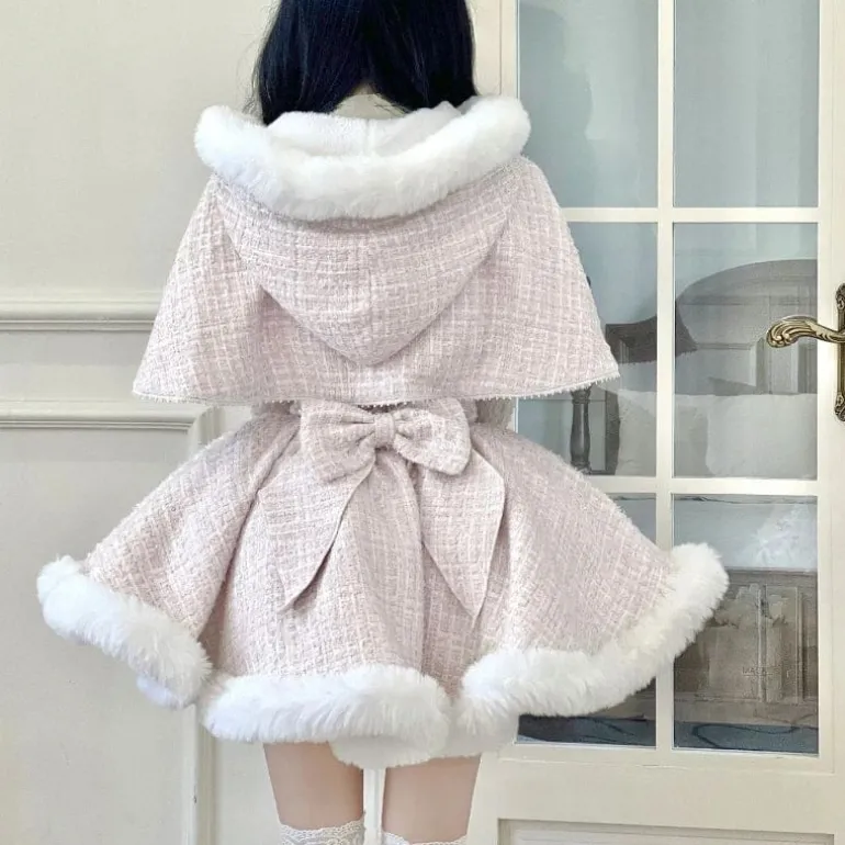 Snow Dumpling Tweed Outfit Set