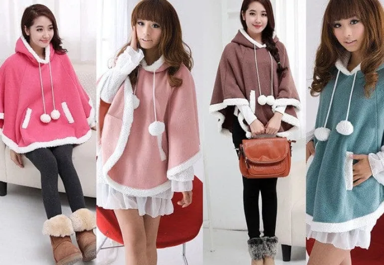 Soft Poncho Cape