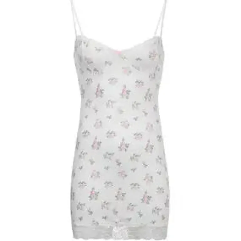 Soft Rosebud Tank Dress