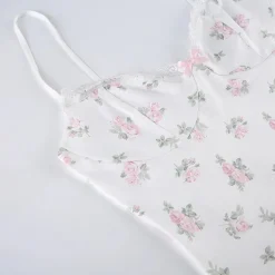 Soft Rosebud Tank Dress