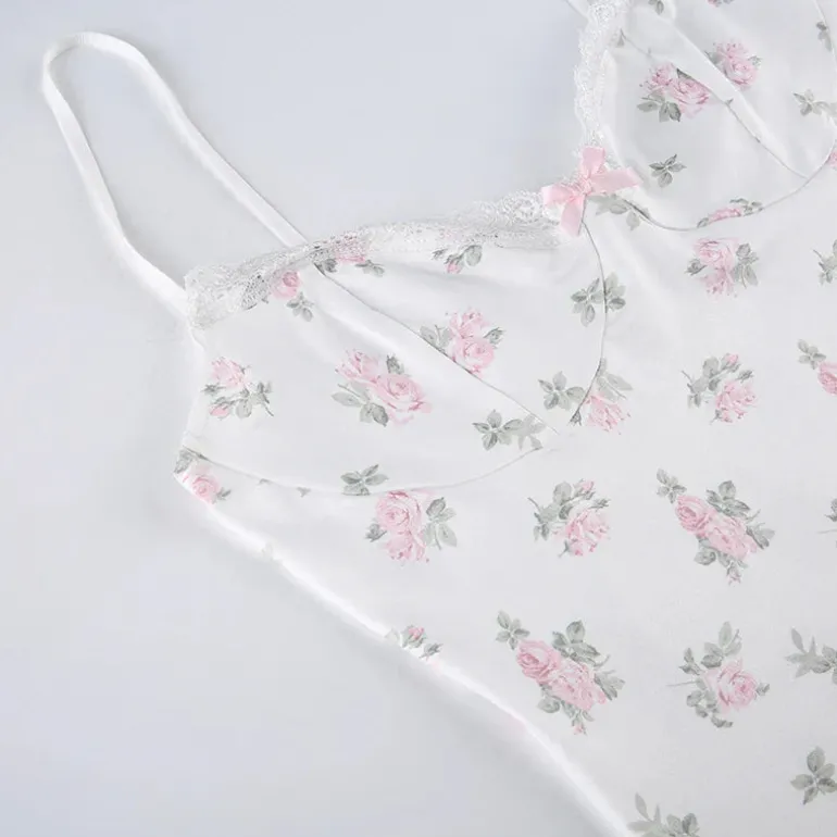 Soft Rosebud Tank Dress