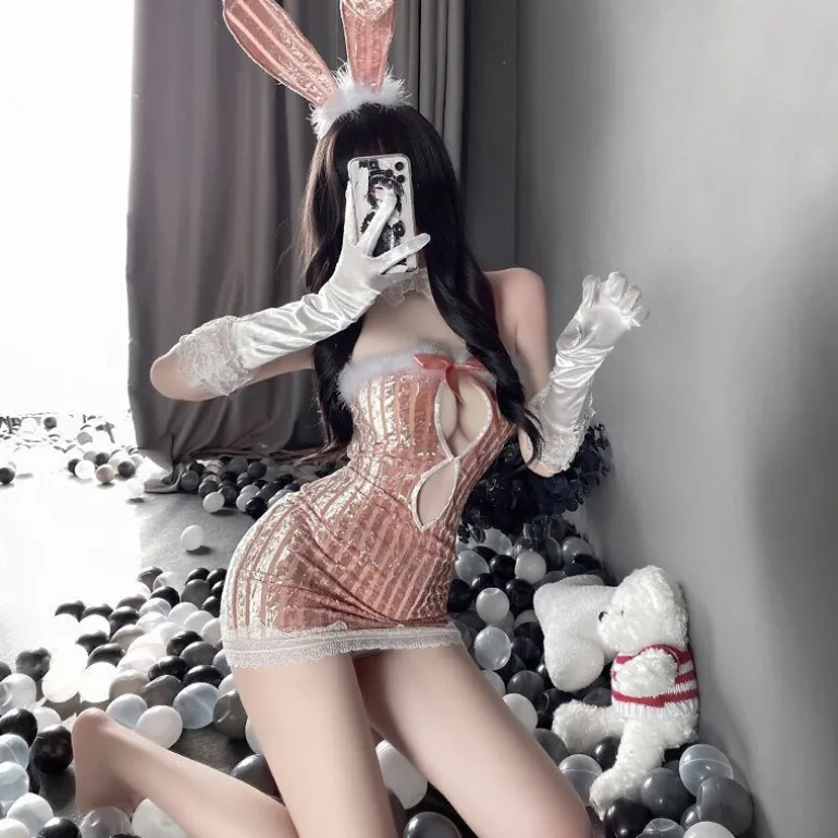 Soft Velour Bunny Set