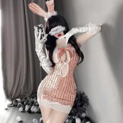 Soft Velour Bunny Set
