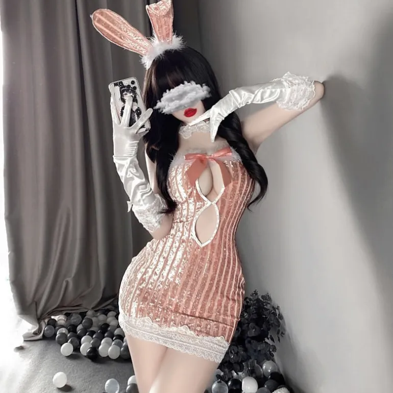 Soft Velour Bunny Set