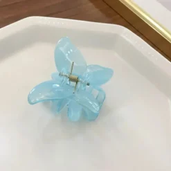 Speckled Butterfly Acrylic Hair Clips