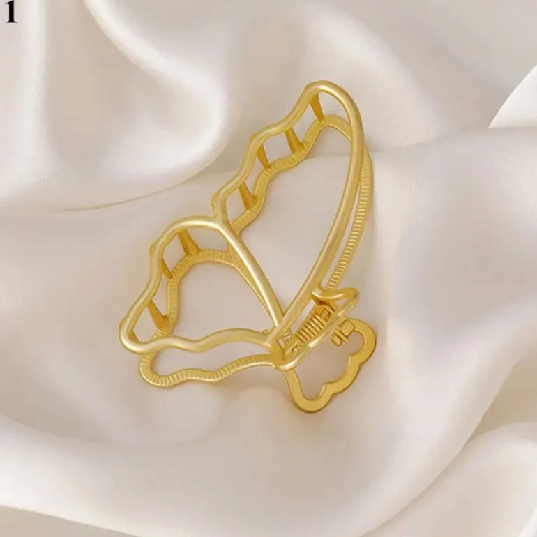 Speckled Butterfly Acrylic Hair Clips