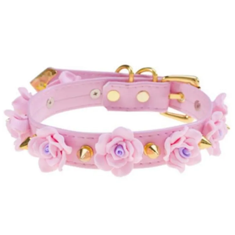 Spiked Floral Collar