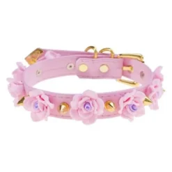 Spiked Floral Collar