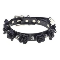 Spiked Floral Collar