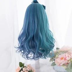 Split Blue Cosplay Wig