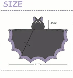Spooky Halloween Bat Cloak