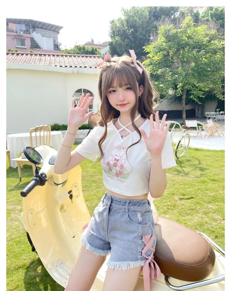 Spring Bunny Crop Top