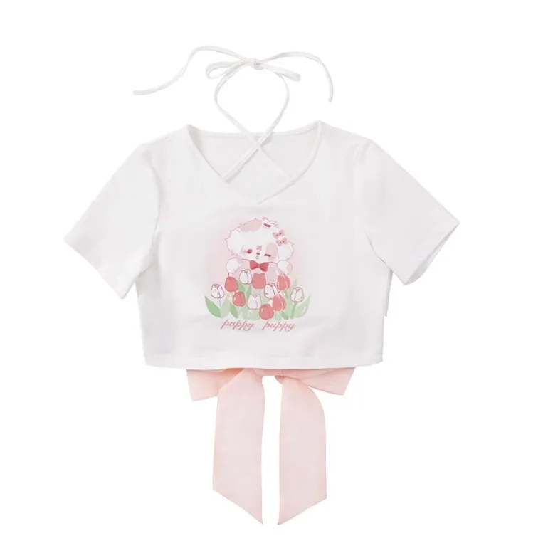 Spring Bunny Crop Top