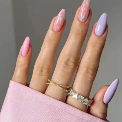Spring Floral Press On Nails