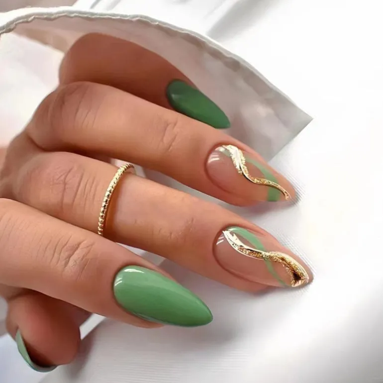 Spring Floral Press On Nails