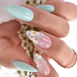 Spring Floral Press On Nails