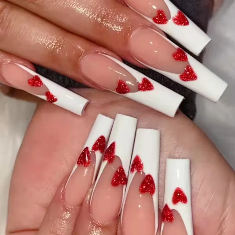 Square Shape Long Press On Nails