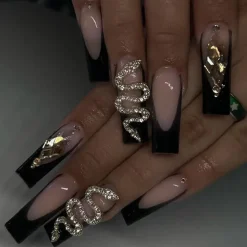 Square Shape Long Press On Nails