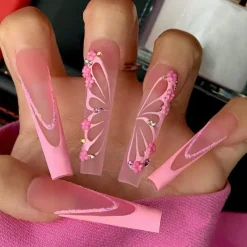 Square Shape Long Press On Nails