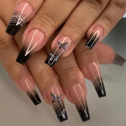Square Shape Long Press On Nails